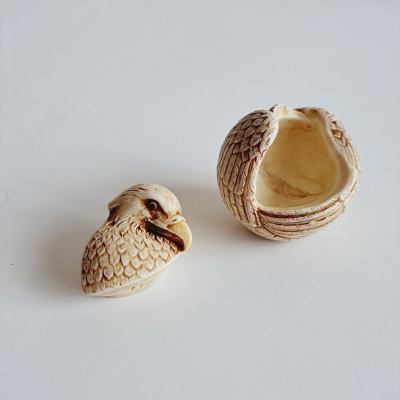 Harmony Kingdom Eagle Roly Poly Figurine Trinket Box - Picture 7 of 13